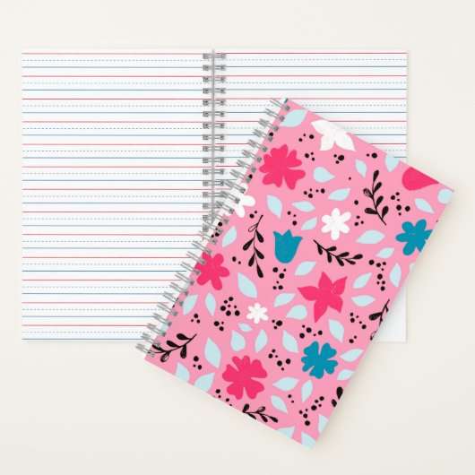 Bloemillustratie Notitieboek (Binnen)