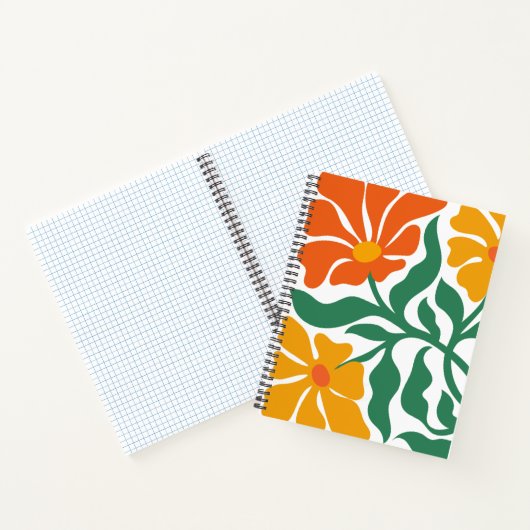 Bloemillustratie Notitieboek (Binnen)
