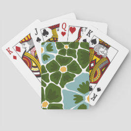 Bloemillustratie Pokerkaarten