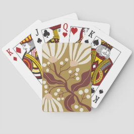 Bloemillustratie Pokerkaarten