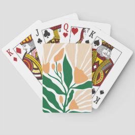 Bloemillustratie Pokerkaarten