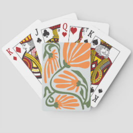 Bloemillustratie Pokerkaarten