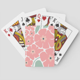 Bloemillustratie Pokerkaarten
