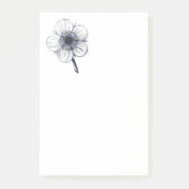  bloemillustratie. post-it® notes