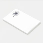  bloemillustratie. post-it® notes (Schuin)