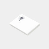  bloemillustratie. post-it® notes (Schuin)