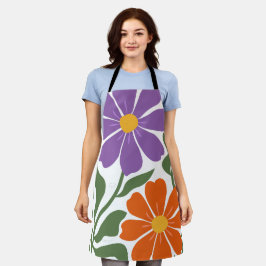 Bloemillustratie Schort