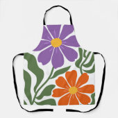Bloemillustratie Schort (Voorkant)