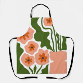 Bloemillustratie Schort (Voorkant)