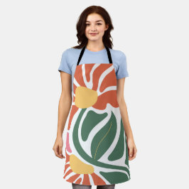 Bloemillustratie Schort