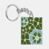 Bloemillustratie Sleutelhanger (Voorkant Links)