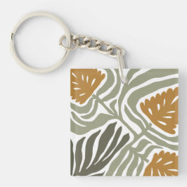 Bloemillustratie Sleutelhanger