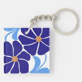 Bloemillustratie Sleutelhanger