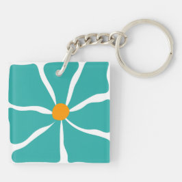 Bloemillustratie Sleutelhanger