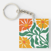 Bloemillustratie Sleutelhanger (voorkant)