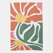 Bloemillustratie Theedoek (Verticaal)