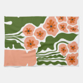 Bloemillustratie Theedoek (Horizontaal)