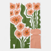 Bloemillustratie Theedoek (Verticaal)