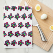 Bloemillustratie Theedoek (Quarter Fold)