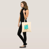 Bloemillustratie Tote Bag (Voorkant (model))