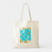 Bloemillustratie Tote Bag (Achterkant)