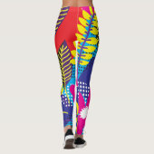 Bloemillustraties Leggings (Achterkant)