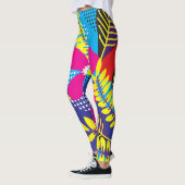Bloemillustraties Leggings (Links)