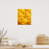 Bloemindrukking I Poster (Keuken)