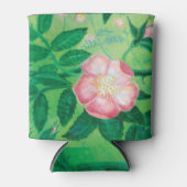 Bloeming van Wild Roos Rosa Canina Blikjeskoeler (Voorkant)