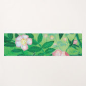 Bloeming van Wild Roos Rosa Canina Yogamat (Voorkant (horizontaal))