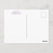 Bloemingen uit Californië! Briefkaart (Achterkant)