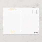 Bloemingen uit Californië! Briefkaart (Achterkant)