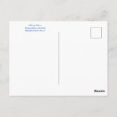 Bloemingen uit Californië! Briefkaart (Achterkant)