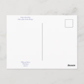 Bloemingen uit Californië: Californië Lila Briefkaart (Achterkant)