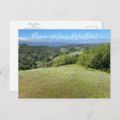 Bloemingen uit Palo Alto! Briefkaart (Voorkant / Achterkant)