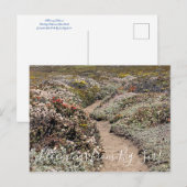Bloemingen van Big Sur! Briefkaart (Voorkant / Achterkant)