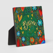  bloeminspirerende worden inspiratie fotoplaat (Voorkant)