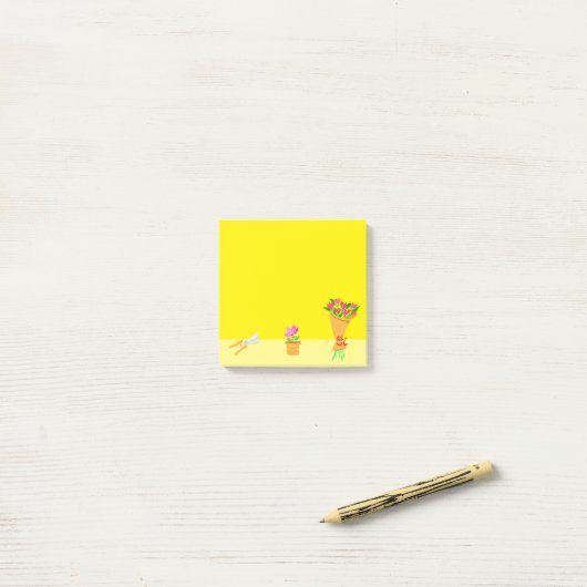Bloemist Art 2 Post-it® Notes (Op bureau)