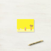 Bloemist Art 2 Post-it® Notes (Op bureau)