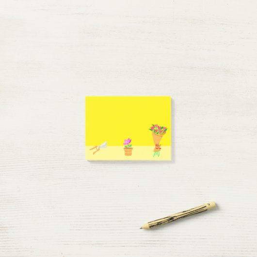 Bloemist Art 2 Post-it® Notes (Op bureau)
