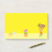 Bloemist Art 2 Post-it® Notes (Op bureau)