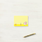 Bloemist Art 4 Post-it® Notes (Op bureau)