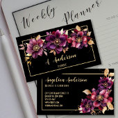 Bloemist Black Visitekaartje