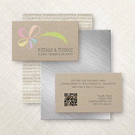 Bloemist Bloemen Boeket Visitekaartje