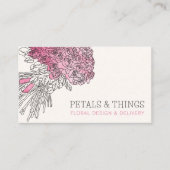 Bloemist Bloemen Boeket Visitekaartje (Voorkant)