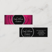 Bloemist, Bloemen Mini Visitekaartje (Voorkant / Achterkant)