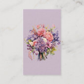 Bloemist Bloemen te koop Visitekaartje (Achterkant)