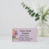 Bloemist Bloemen te koop Visitekaartje (Staand voorkant)