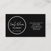 Bloemist, Bloemen Visitekaartje (Achterkant)