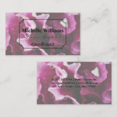 bloemist | Bloemenachtergrond Visitekaartje (Voorkant / Achterkant)